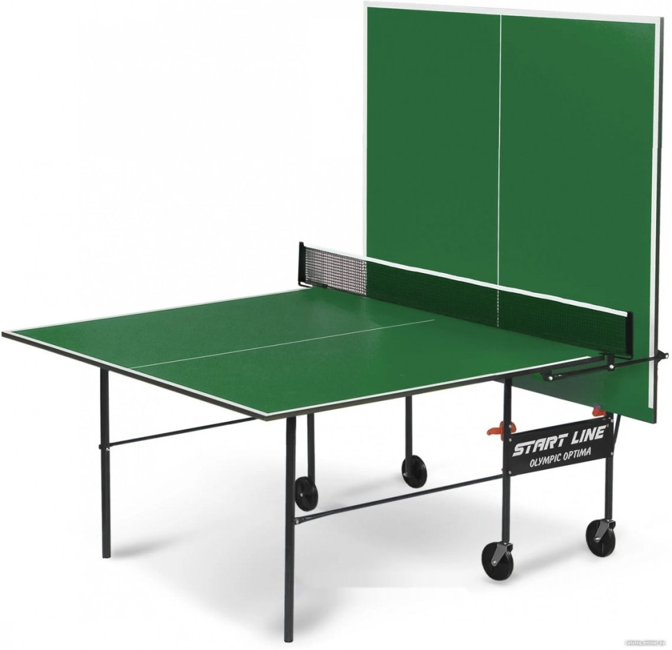 Теннисный стол Start Line Optima 6023-3 (с сеткой, зеленый)