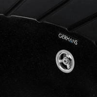 Кухонная мойка Gerhans A02 (оникс)