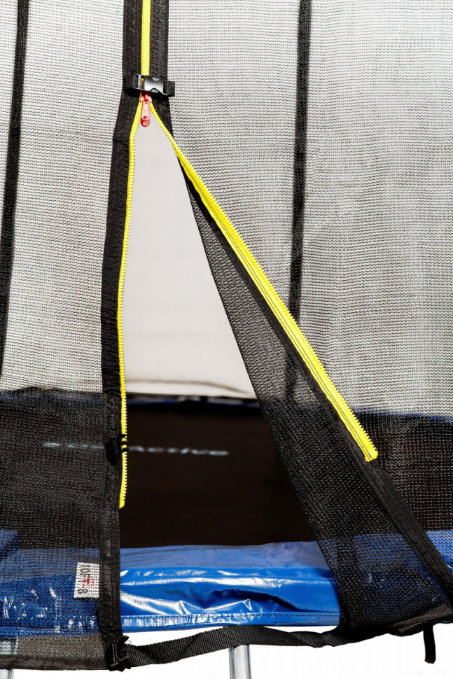 Батут GetActive Jump 10ft - 312 см складной, лестница, сетка (синий)