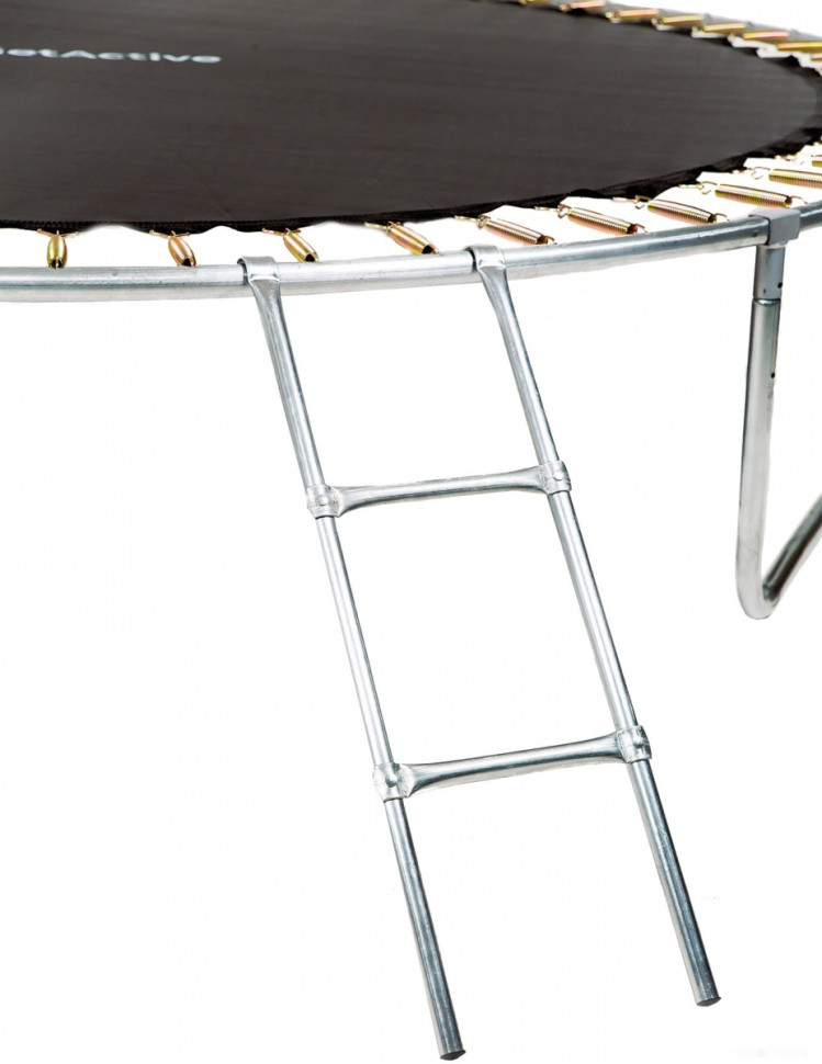 Батут GetActive Jump 10ft - 312 см складной, лестница, сетка (синий)