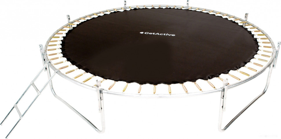 Батут GetActive Jump 10ft - 312 см складной, лестница, сетка (синий)