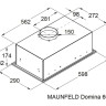 Вытяжка Maunfeld Domina 60 (черный)