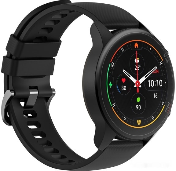 Умные часы Xiaomi Mi Watch XMWTCL02 (черный, международная версия)