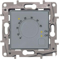 Терморегулятор Legrand Etika 672430 (алюминий)