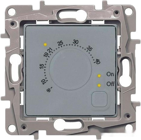 Терморегулятор Legrand Etika 672430 (алюминий)