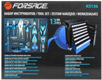 Набор пассатижей Forsage F-K5136 (13 предметов)