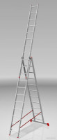 Лестница-стремянка Новая Высота NV 223 алюминиевая трёхсекционная 3x11 ступеней
