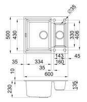 Кухонная мойка Elleci Easy 150 (Avena)
