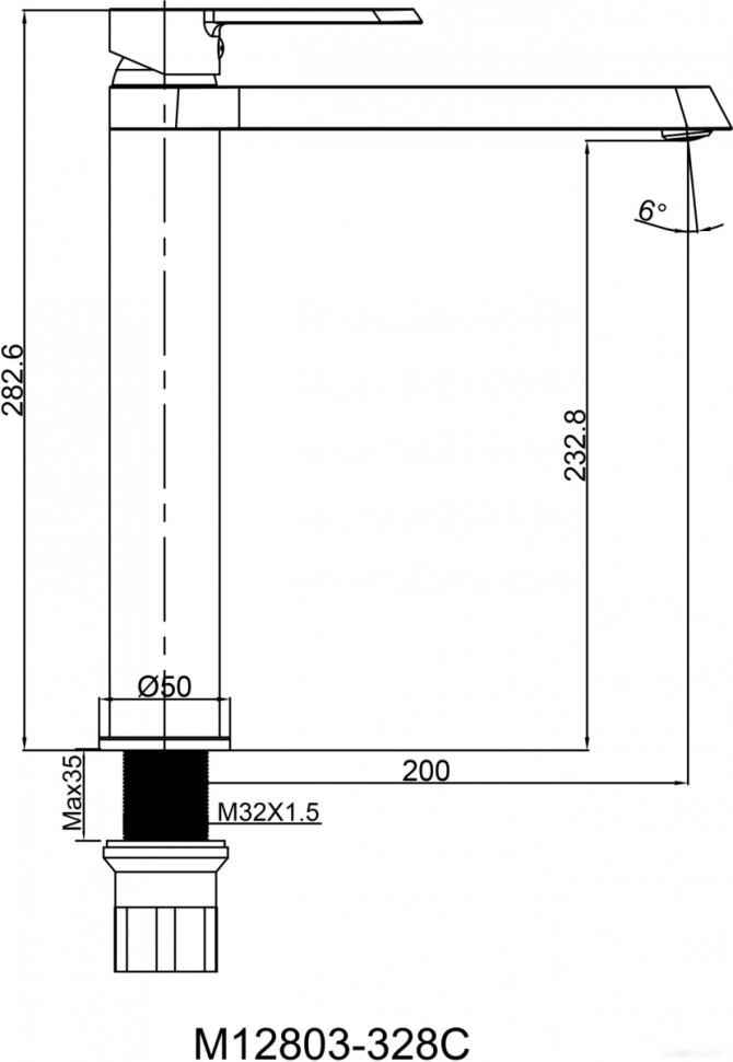 Смеситель Maxonor Pure Life PL11108-7