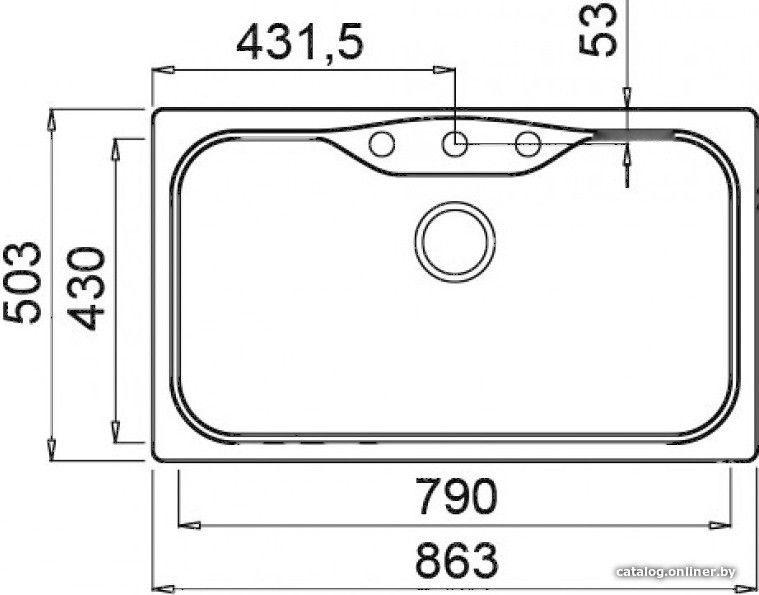 Кухонная мойка Elleci Fox 360 G40 Full Black/Nero