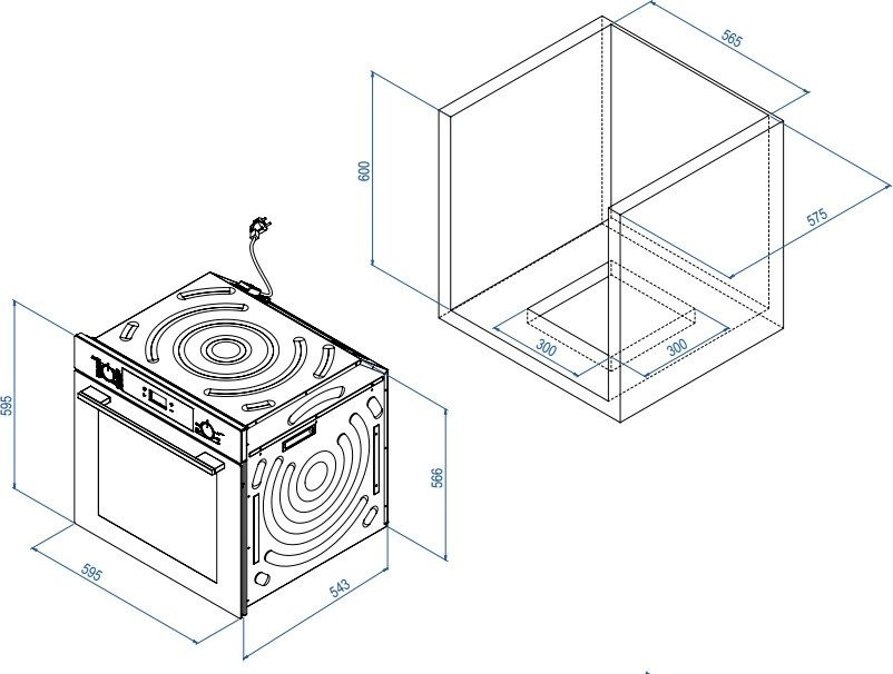 Духовой шкаф Weissgauff WGO 700 D Inox