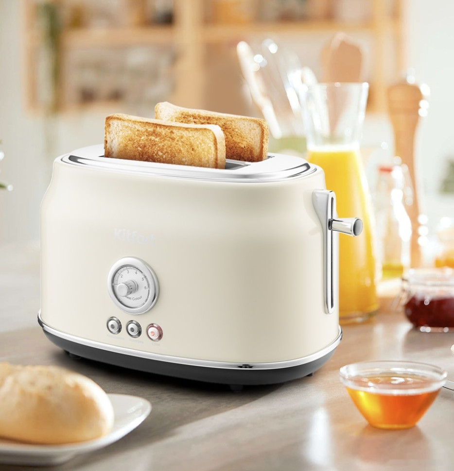 Тостер Kitfort KT-2038-2 (бежевый)