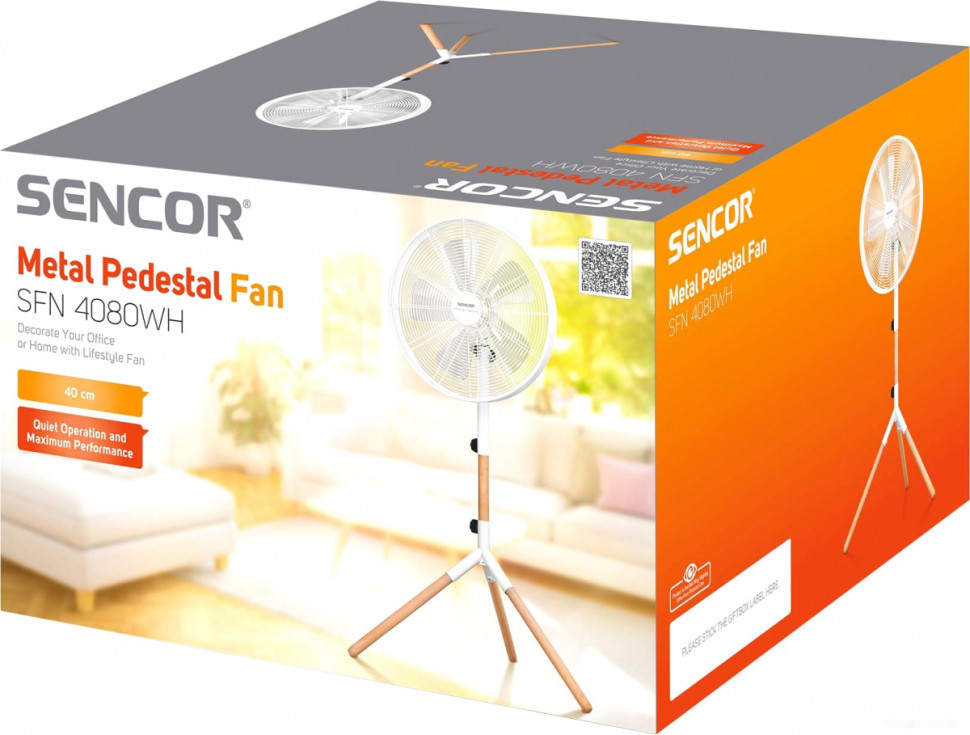 Вентилятор Sencor SFN 4080WH