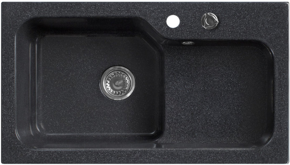 Кухонная мойка Belux SG-REC-HALF-8045-01 (черный)
