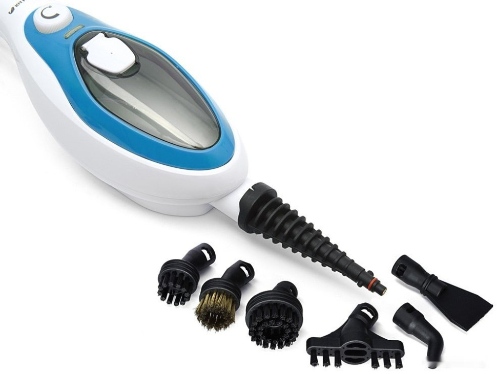 Паровая швабра Kitfort KT-1004-1 (голубой)