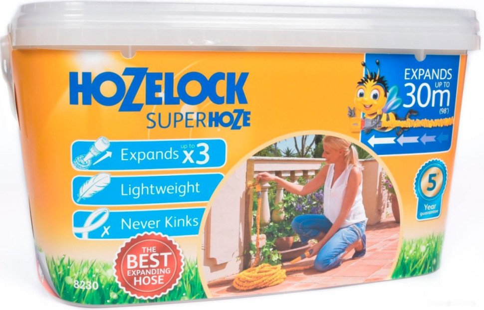 Саморастягивающийся шланг Hozelock 8230 Superhoze (30 м)