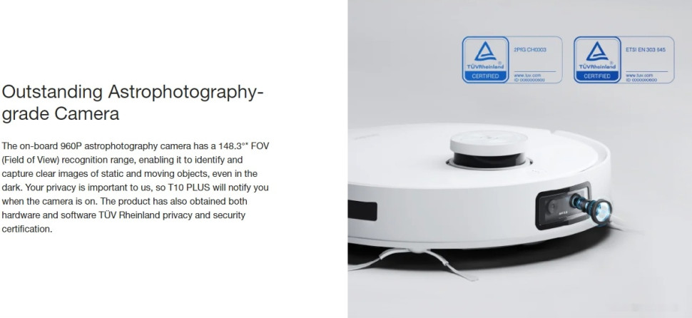 Робот-пылесос Ecovacs T10 Plus