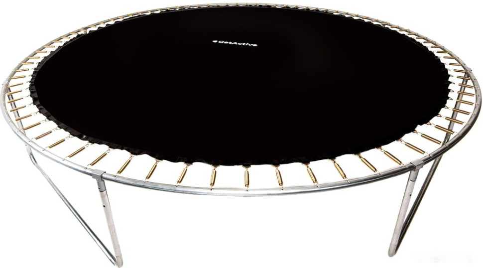 Батут GetActive Jump 14ft - 435 см лестница, сетка, кольцо (синий)