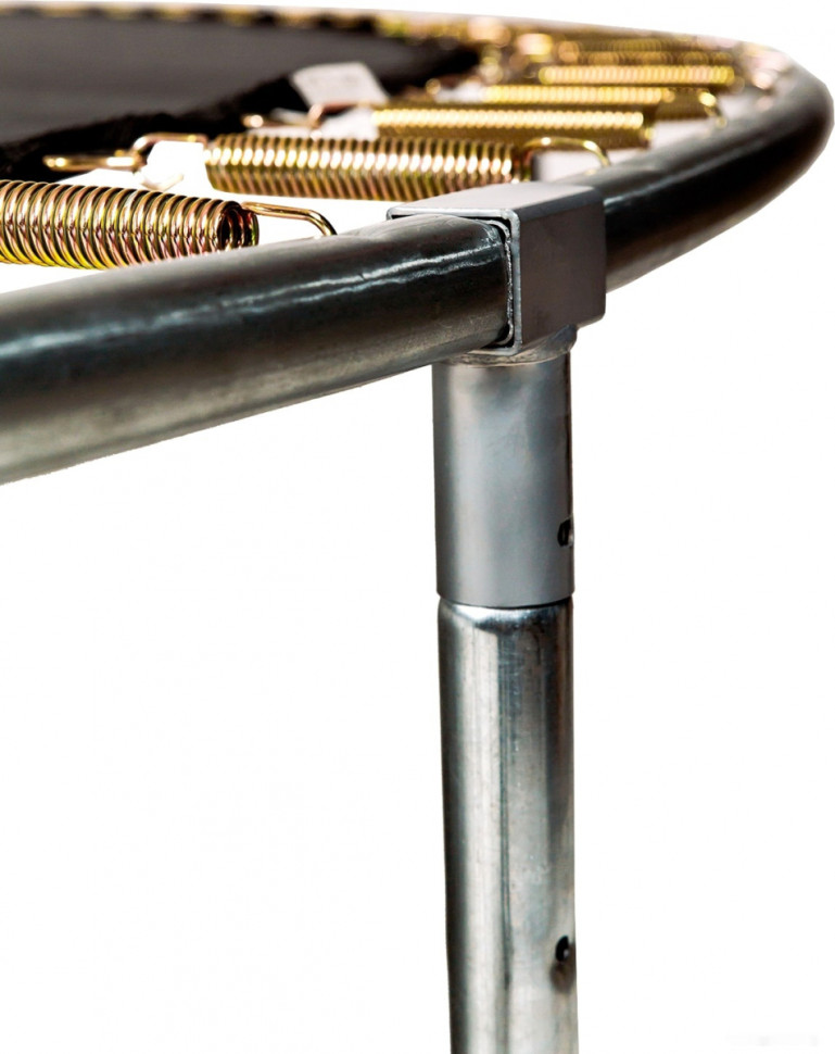 Батут GetActive Jump 14ft - 435 см лестница, сетка, кольцо (синий)