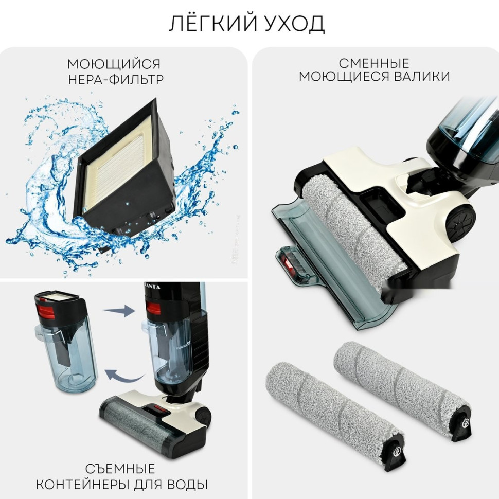 Вертикальный моющий пылесос PLANTA PL-CW201