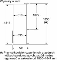 Четырёхдверный холодильник Bosch Serie 6 KFI96AXEA