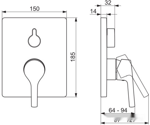 Смеситель Oras Saga Style 3988H