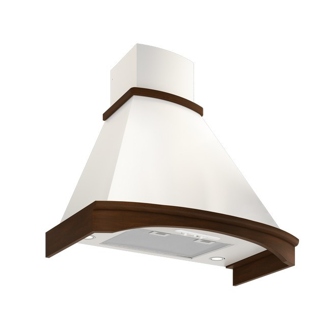 Вытяжка Elikor Ротонда 90П-650-П3Д бежевый/бук св.кор