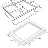 Кухонная мойка Paulmark NEXT-SKEW-580 PM885844-BS