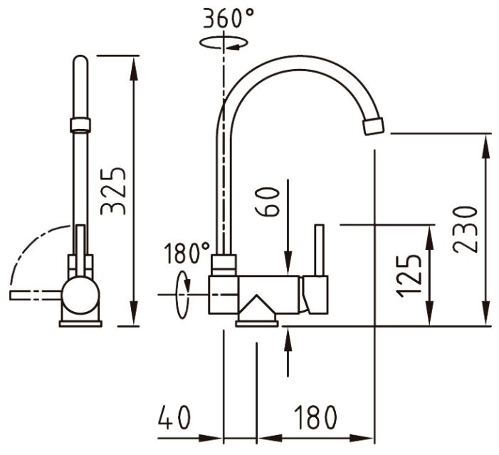 Смеситель Clever Abatible 96095