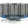 Батут Atlas Sport 435 см - 14ft PRO (усиленные опоры) BLUE