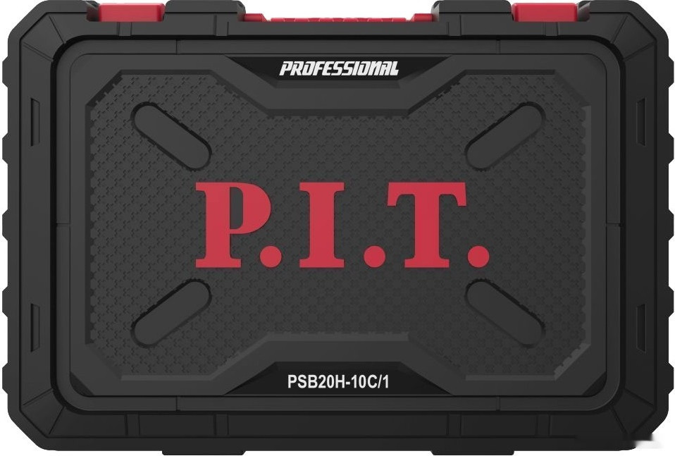 Ударная дрель-шуруповерт P.I.T. PSB20H-10C/1 (с 1-им АКБ, кейс, оснастка)