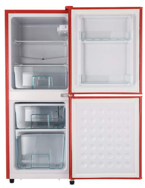 Холодильник с морозильником Olto RF-140C (Red)