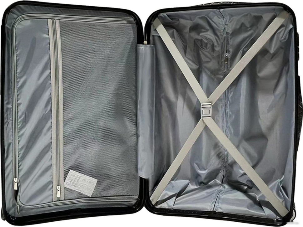 Чемодан-спиннер DoubleW YF-PP02 (M, черный)