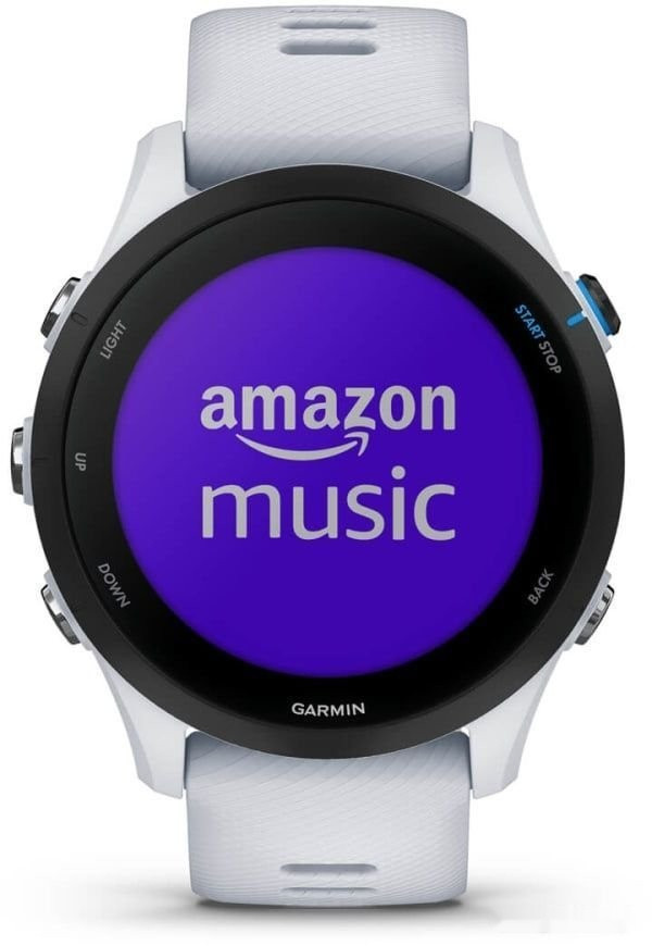 Умные часы Garmin Forerunner 255 Music (белый камень)
