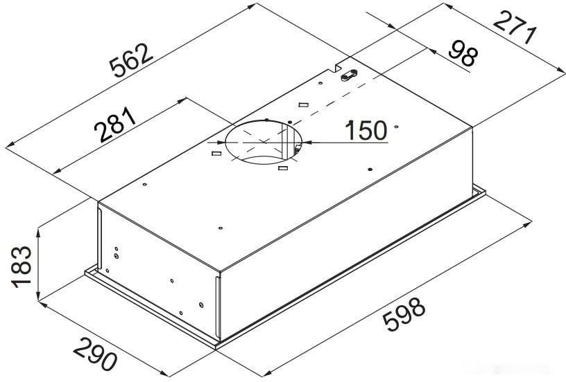 Вытяжка Maunfeld Crosby Hardy 60 (черный)