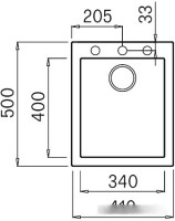 Кухонная мойка Elleci Quadra 100 G40 Full Black