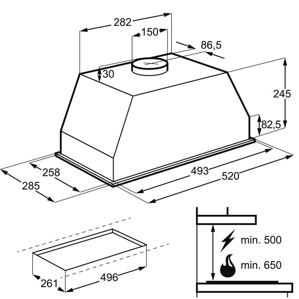 Вытяжка Electrolux LFG9525W