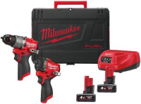 Milwaukee M12FPP2X2-402X 4933498741 (шуруповерт, винтоверт, 2 АКБ, кейс)