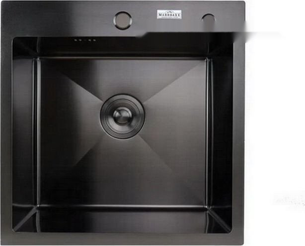 Кухонная мойка Marrbaxx B5050-R Decor (графит)