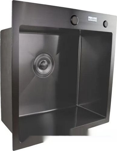 Кухонная мойка Marrbaxx B5050-R Decor (графит)