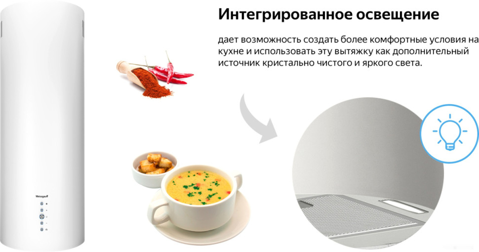 Вытяжка Weissgauff Gracia WH