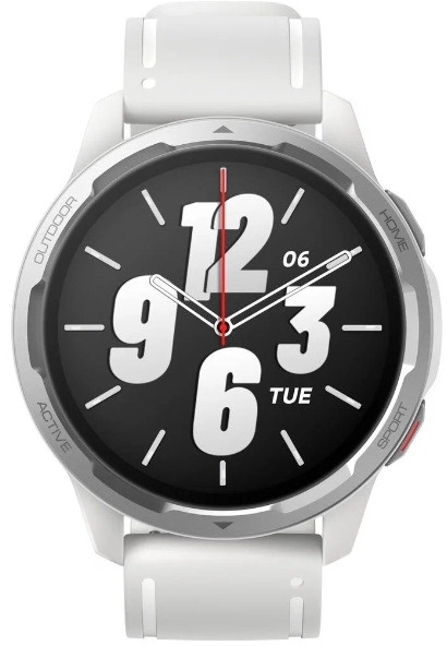 Умные часы Xiaomi Watch S1 Active (серебристый/белый, международная версия)
