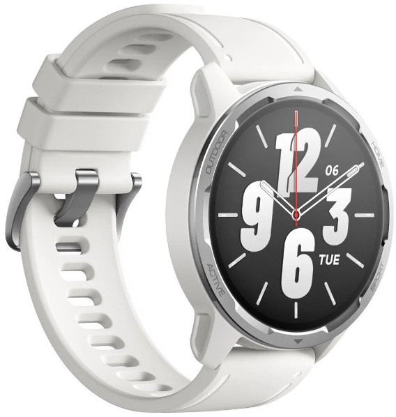 Умные часы Xiaomi Watch S1 Active (серебристый/белый, международная версия)
