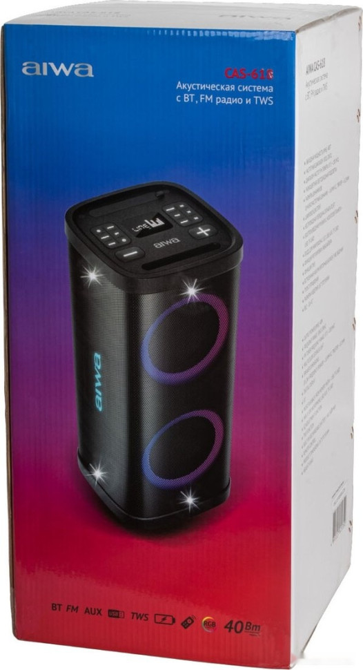 Портативная акустика AIWA CAS-618