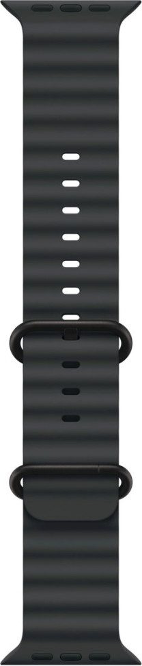 Умные часы Apple Watch Ultra 2 LTE 49 мм (титановый корпус, черный/черный, ремешок из эластомера)