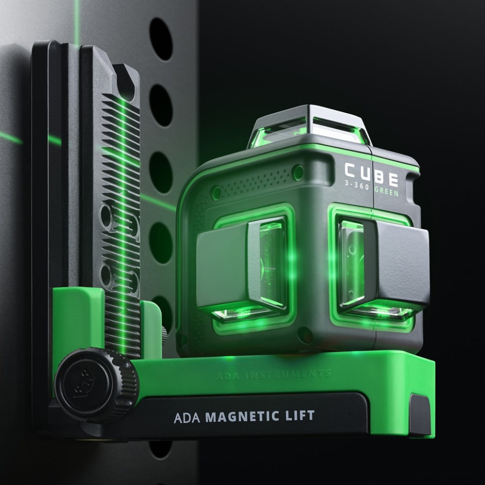 Лазерный нивелир ADA Instruments Cube 3-360 Green Ultimate Edition A00569