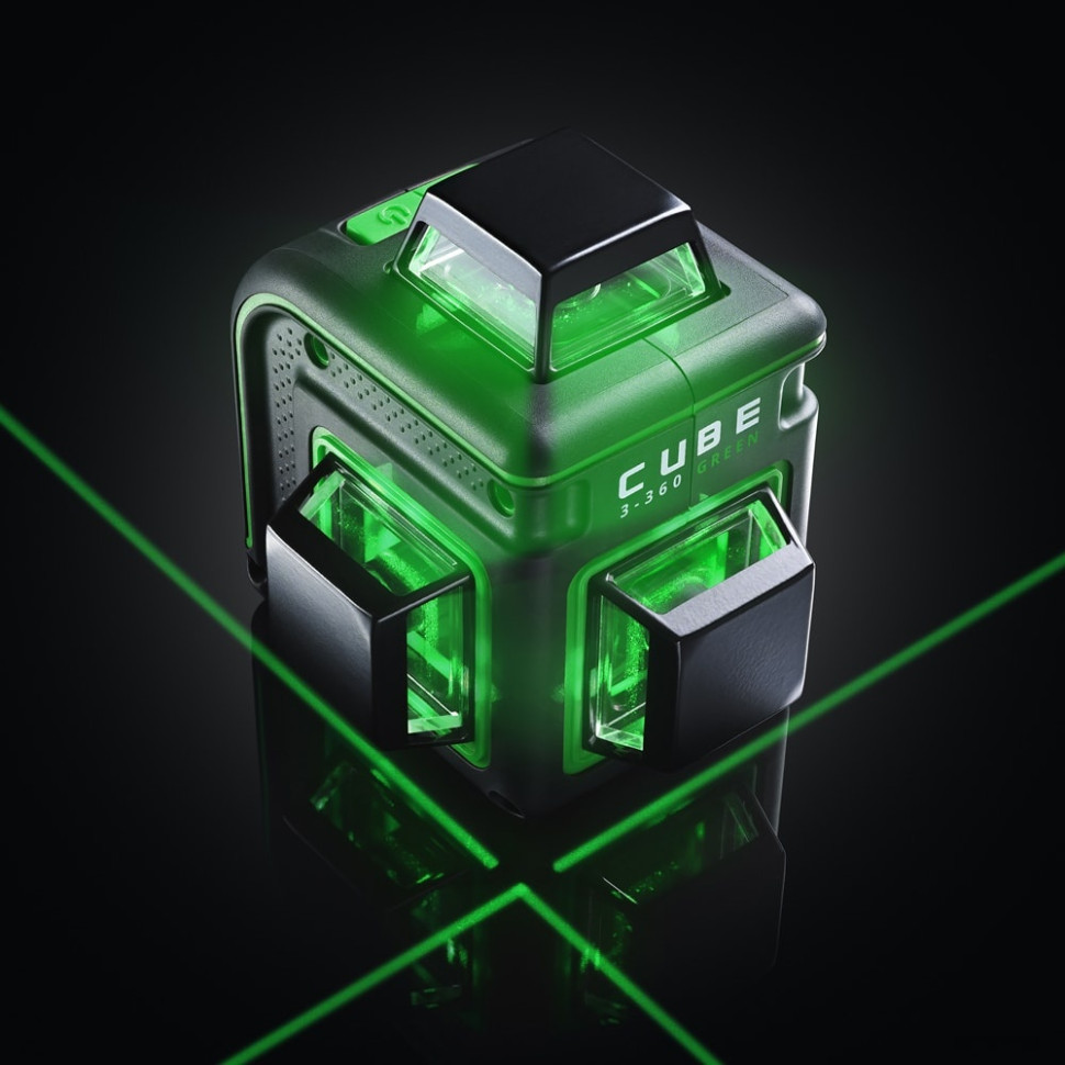 Лазерный нивелир ADA Instruments Cube 3-360 Green Ultimate Edition A00569