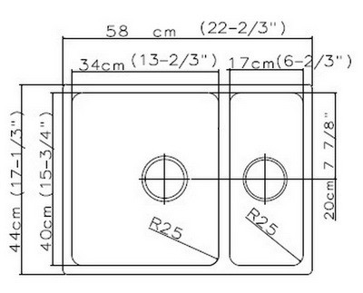 Кухонная мойка Asil AS 261-L