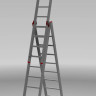 Лестница-стремянка Новая Высота NV 323 трёхсекционная профессиональная 3x14 ступеней
