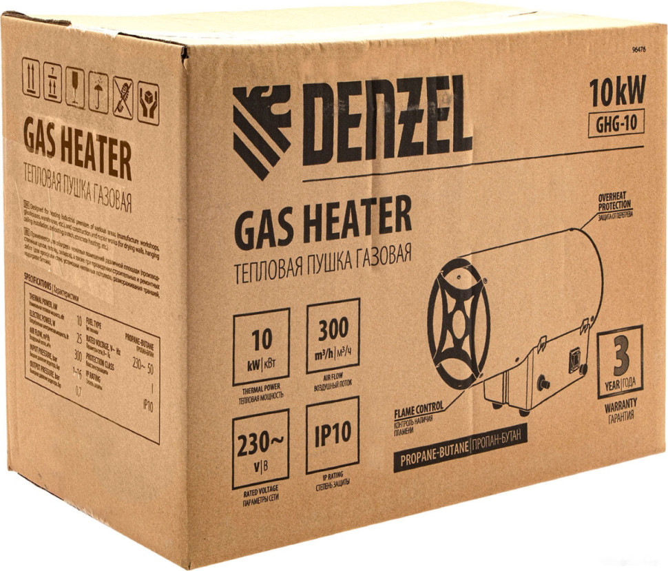 Тепловая пушка Denzel GHG-10